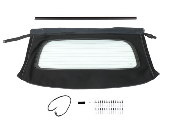 Rear Window Assembly - Heated Glass - Black Material - DSD000030PMAP - OEM