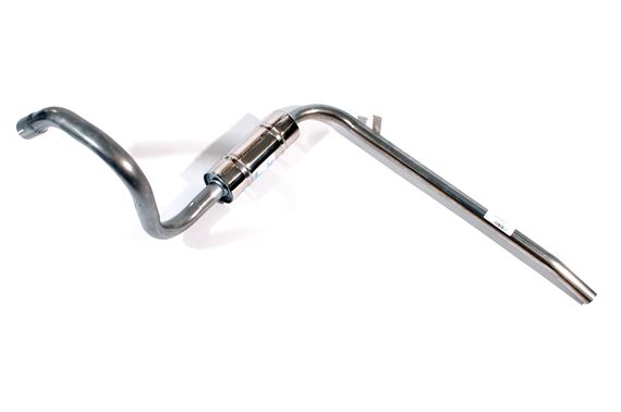 Stainless Steel Rear Silencer and Tailpipe - 1850/1500 - GEX3587SS