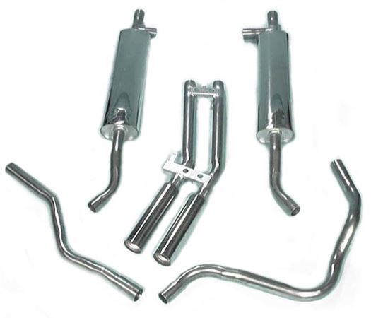 Triumph Stag Exhaust Part Systems - All Models - Stainless Steel