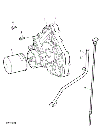 Rover 75/MG ZT Oil Pump, Oil Filter - 2000 Petrol V6