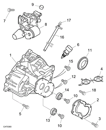 Rover 75/MG ZT Transmission Case - 1800 Petrol Manual