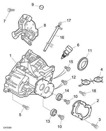 Rover 75/MG ZT Transmission Case - V6 Petrol Manual