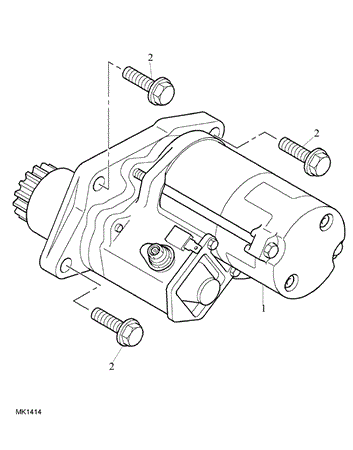 Rover 400/45/MG ZS Starter Motor - 2500 V6 Petrol Manual