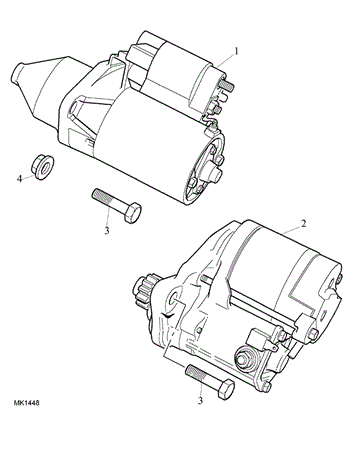 Rover 400/45/MG ZS Starter Motor - 1800 4 Cylinder