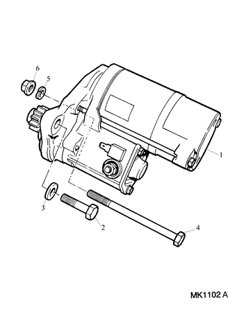 Rover 400/45/MG ZS Starter Motor - 2000 Diesel