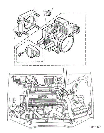 Rover 600 Throttle Body - 2000 Petrol Turbo
