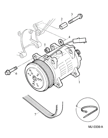 Rover 800 Late Compressor - 2000 Petrol