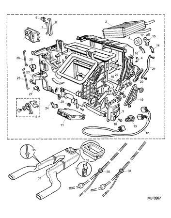 Rover 800 Late Heater Assembly - Air Con - Non ATC