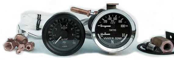 Triumph Vitesse Oil Pressure and Water Temperature Gauges - GRID008121