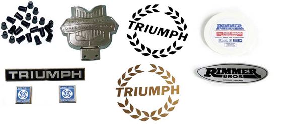 Triumph Dolomite and Sprint Badges/Transfers/Stripes