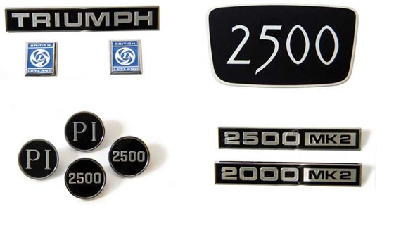 Triumph 2000/2500/2.5Pi Badges