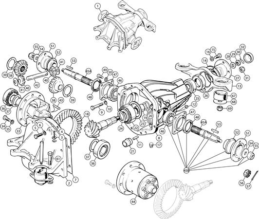 Triumph TR6 Axle Components