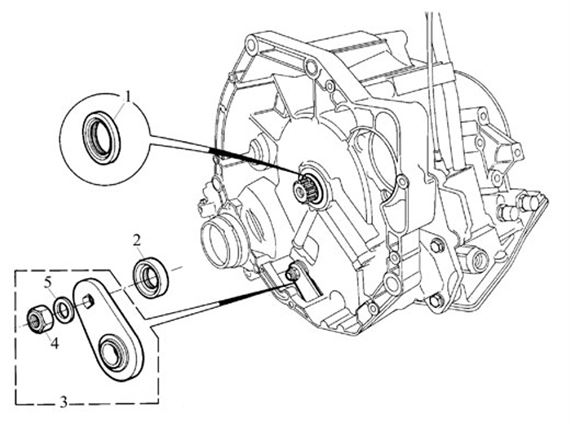 Rover 400/45/MG ZS Selector Mechanism - Internal CVT - 1800 Petrol Auto