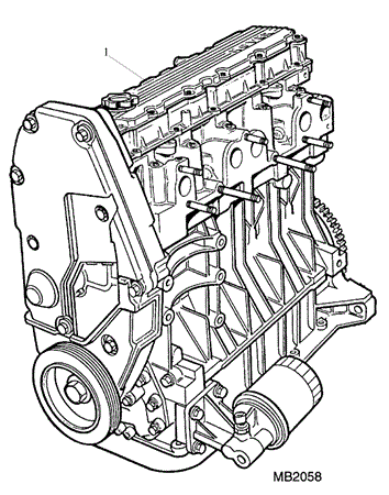 Rover 400/45/MG ZS Stripped Engine - 1400 Petrol 8V K Series