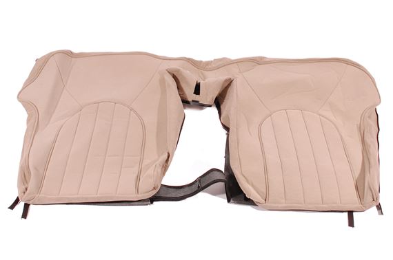 Cover assembly-rear seat folding bench squab - Sandstone - Axis and Tuscany - with piping - Connoisseur - HMA004700SBR - Genuine MG Rover