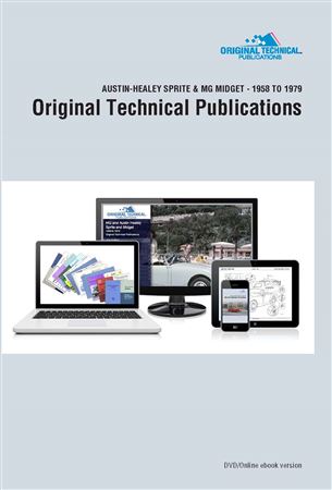 Digital Reference Manual - Austin Healey Sprite & Midget 1958 to 1979 - HTP2004 - Original Technical Publications