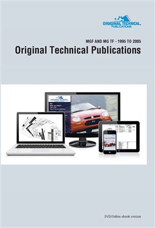 Digital Reference Manual - MGF and MG TF 1995 to 2005 - HTP2005 - Original Technical Publications