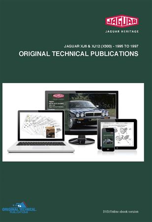 Digital Reference Manual - Jaguar XJ6 and XJ12 (X300) 1995 to 1997 - JTP1010 - Original Technical Publications