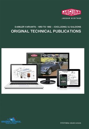 Digital Reference Manual - Daimler Variants - 1953 to 1992 - JTP1013 - Original Technical Publications