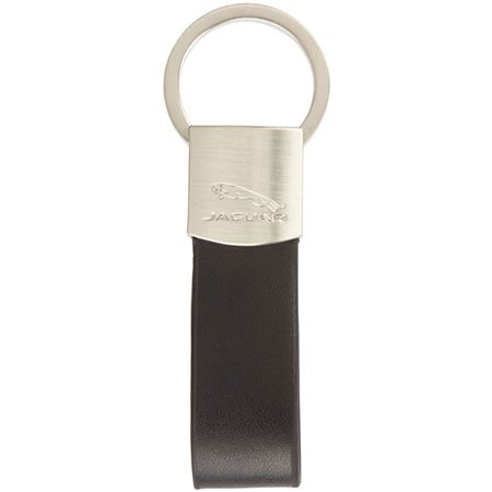 Leather Loop Key Ring - Black - JKRALLK - Jaguar Collection