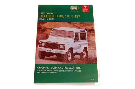 DVD - Land Rover 90-110 & 127 - 1983-1989 - LHP26DVD