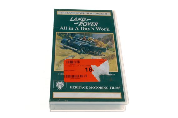VHS (PAL) Video - All In A Days Work - LL1003
