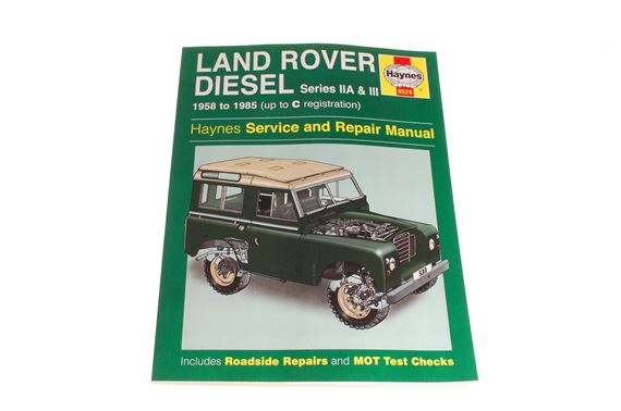 Haynes Workshop Manual - Land Rover Series 2A and 3 Diesel (58-85) up to C