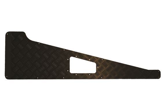 Chequer Wing Tops - Long - 2mm with Vent Hole - Black - Bearmach BA 113B