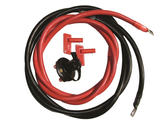 Winch Wiring Kit (1.8mtr cables) Inc Isolator - LL1469BP - Britpart