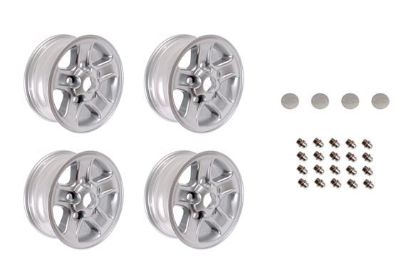 Boost Alloy Wheel Kit - 4 - Including Nuts and Centres - LL1732 - Genuine