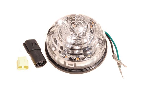 Indicator Lamp Front Clear LED 73mm (single) - LR047798PLED - Wipac