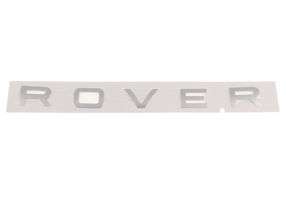 Rover Name Badge - Rear - Atlas Silver - LR053349 - Genuine