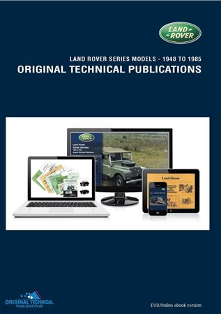 Digital Reference Manual - Land Rover Series 1948 to 1985 - LTP3001 - Original Technical Publications