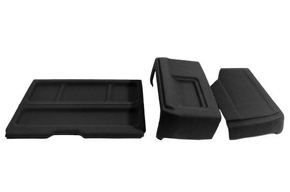 Parcel Shelf Kit Rear Black 4 Door - RA1314BLACK - Aftermarket