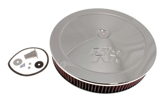 14 inch Pancake Air Filter Assembly Flat - 2.25 inch Deep - RA1398 - K&N