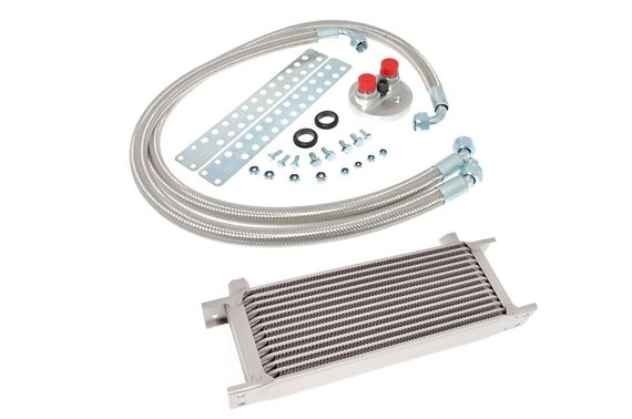 Oil Cooler Kit With Stainless Steel Braided Hoses - RB7060SS