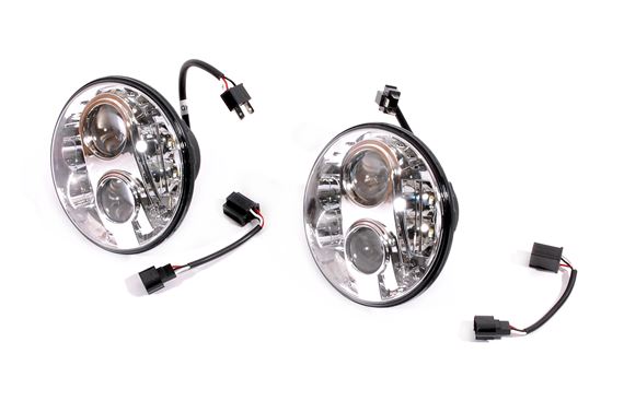 Headlamp 7" LED Conversion RHD (pair) - RB7129LEDLYNX - Aftermarket 