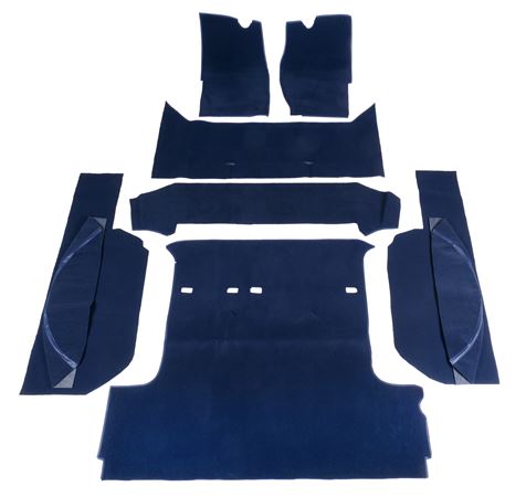 Full Carpet Set LHD 5 Door Blue - RD1150BLUELHD - Aftermarket