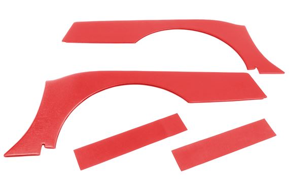 Rear 1/4 - Wheel Arch Trim Panels Pair - Red - RG1179RED