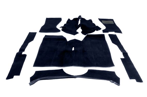 Tufted Carpet Set - LHD - Dark Blue - Triumph Herald All Models - RH5053BLUE