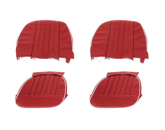 Spitfire Mk1 Leather Seat Cover Kit - Red - RL1580RED