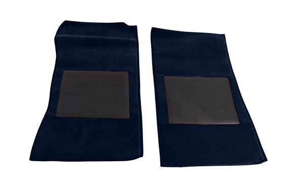 Front Footwell Carpets - RHD and LHD - Pair - Navy Blue - 2000/2500/2.5Pi - RM8114BLUE