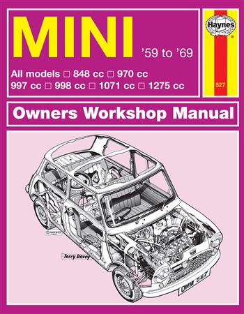 Workshop Manual Mini 1959-69 (up to H) - RP1143 - Haynes