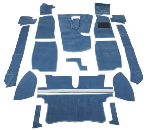 Carpet Set - Standard - Blue - RHD - RP1228BLUE