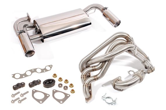 Stainless Steel Sports Exhaust Kit - MGF to VIN YD522572 - RP1564