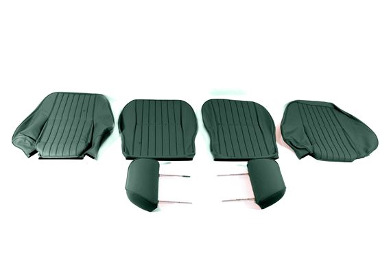 Mk1 Type Leather Seat Cover Kit - BRG Green/Green Piping - RP1641BRG