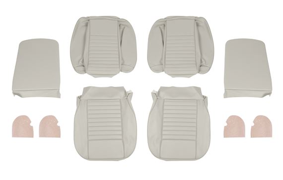 Triumph TR6 Vinyl Seat Cover Kit for 2 Seats - Grey - RR1038GREY