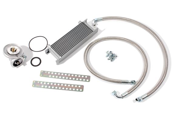 Oil Cooler Kit - with Braided Stainless Steel Hoses - RR1296SS