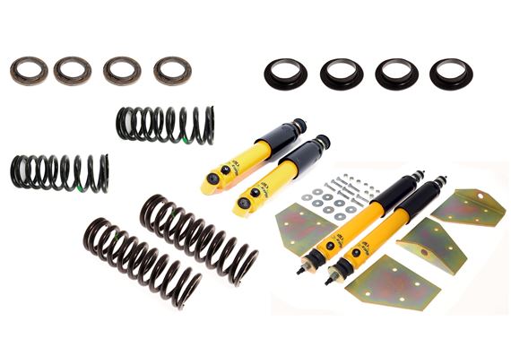 Spax KSX/CKX Front and Rear (Conversion) Shock Absorber Kit - Adjustable - with Standard Springs - TR4A-6 - RR1408