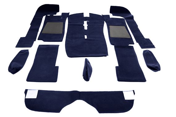 Triumph Stag Carpet Set - LHD - Passenger Area - Wool - Navy Blue - RS1661NAVYBLUE